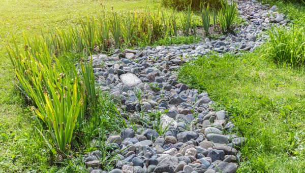 River Rock Garden Installation in Valencia