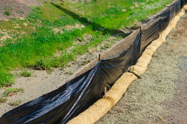 Straw Wattle Installation in Valencia